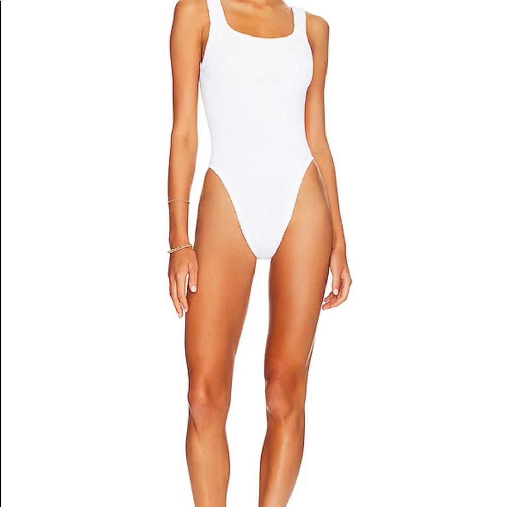 Brand new Hunza G swimsuit in white